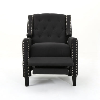 Roomfitters Classic Fabric Push Back Chair, Elegant Recliner for Living Room, Bedroom