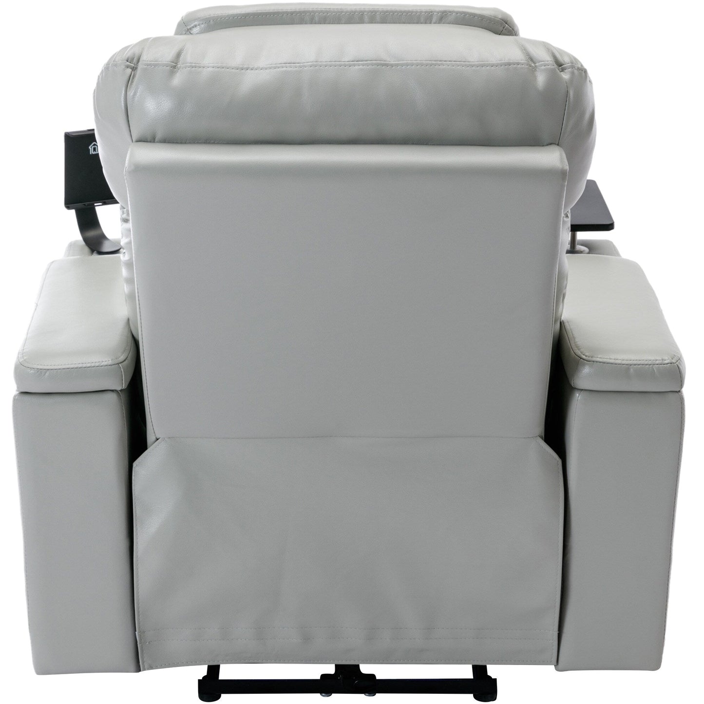 Roomfitters Electric Power Motion Recliner with USB Port, Hidden Arm Storage, Cup Holder, and Bluetooth Speaker
