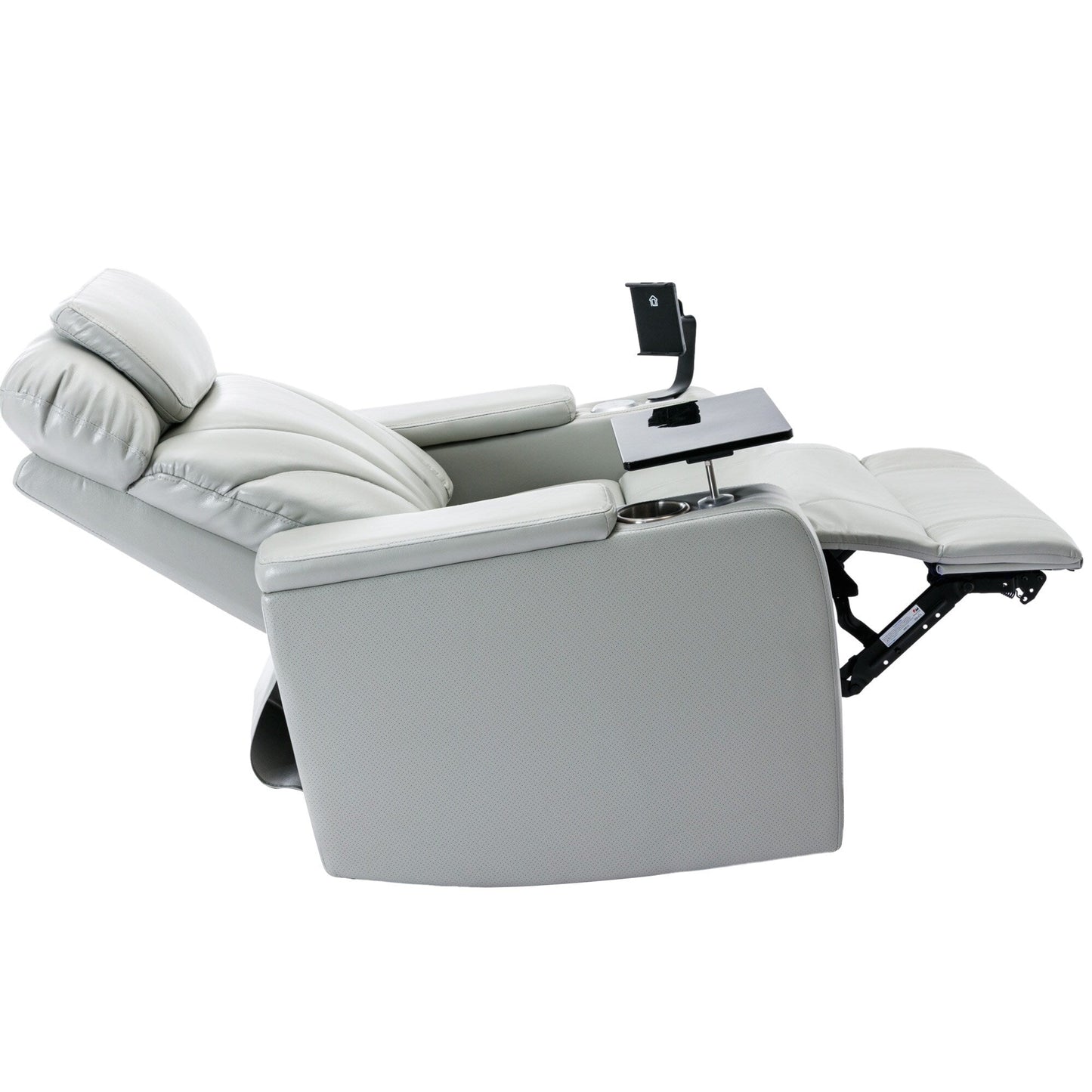 Roomfitters Electric Power Motion Recliner with USB Port, Hidden Arm Storage, Cup Holder, and Bluetooth Speaker