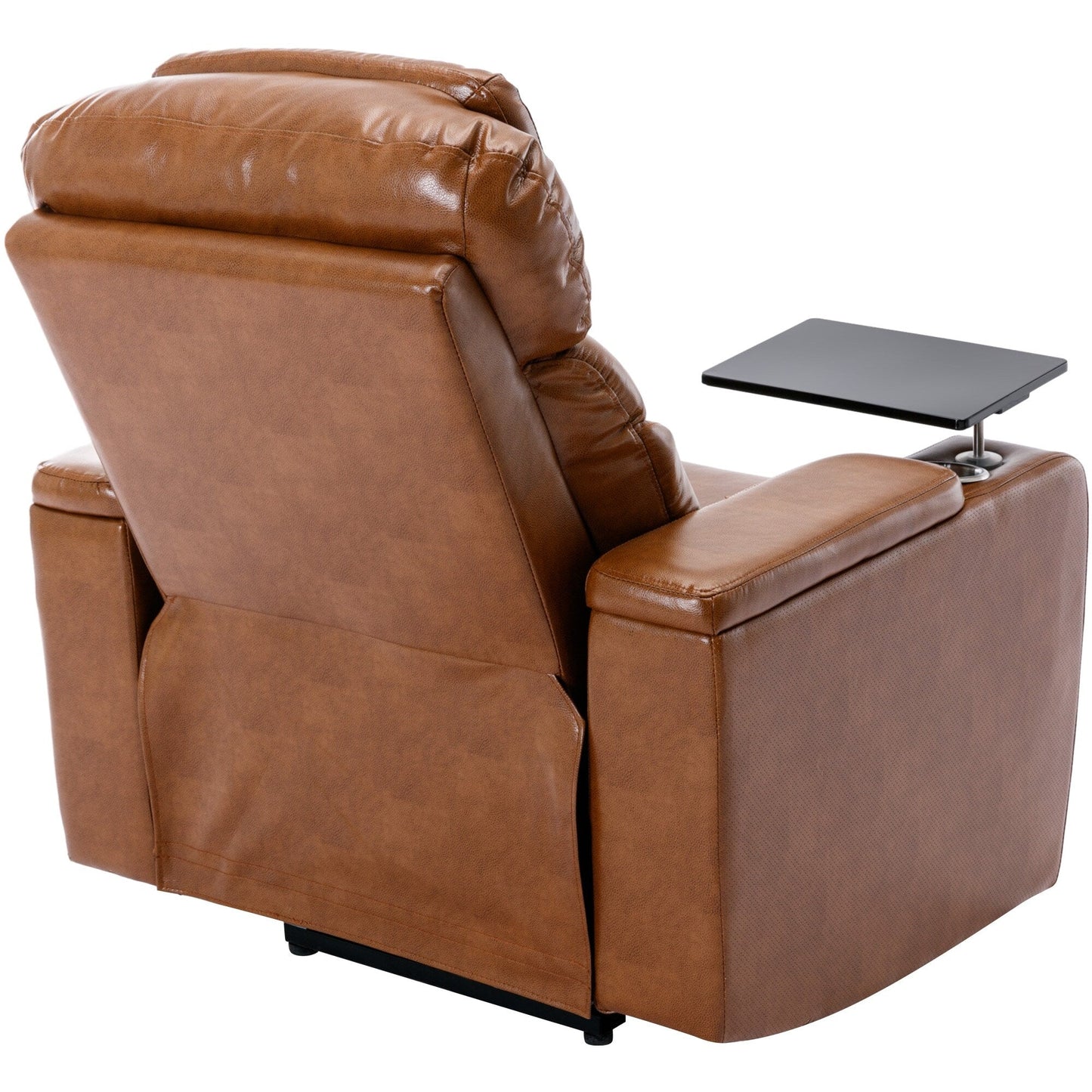 Roomfitters Electric Power Motion Recliner with USB Port, Hidden Arm Storage, Cup Holder, and Bluetooth Speaker