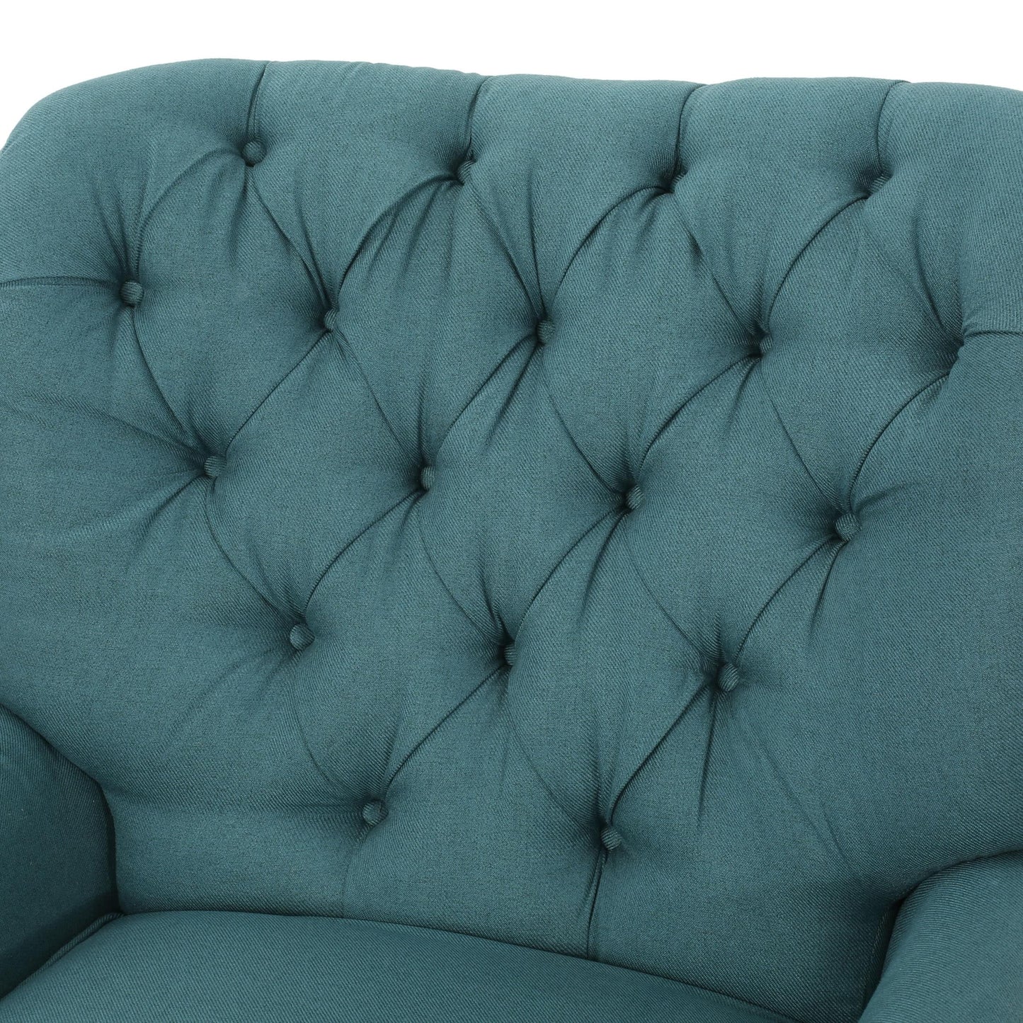 Roomfitters Electric Recliner with Copper Accents and Soft Upholstery, Comfortable Lounge Chair for Living Room, Teal