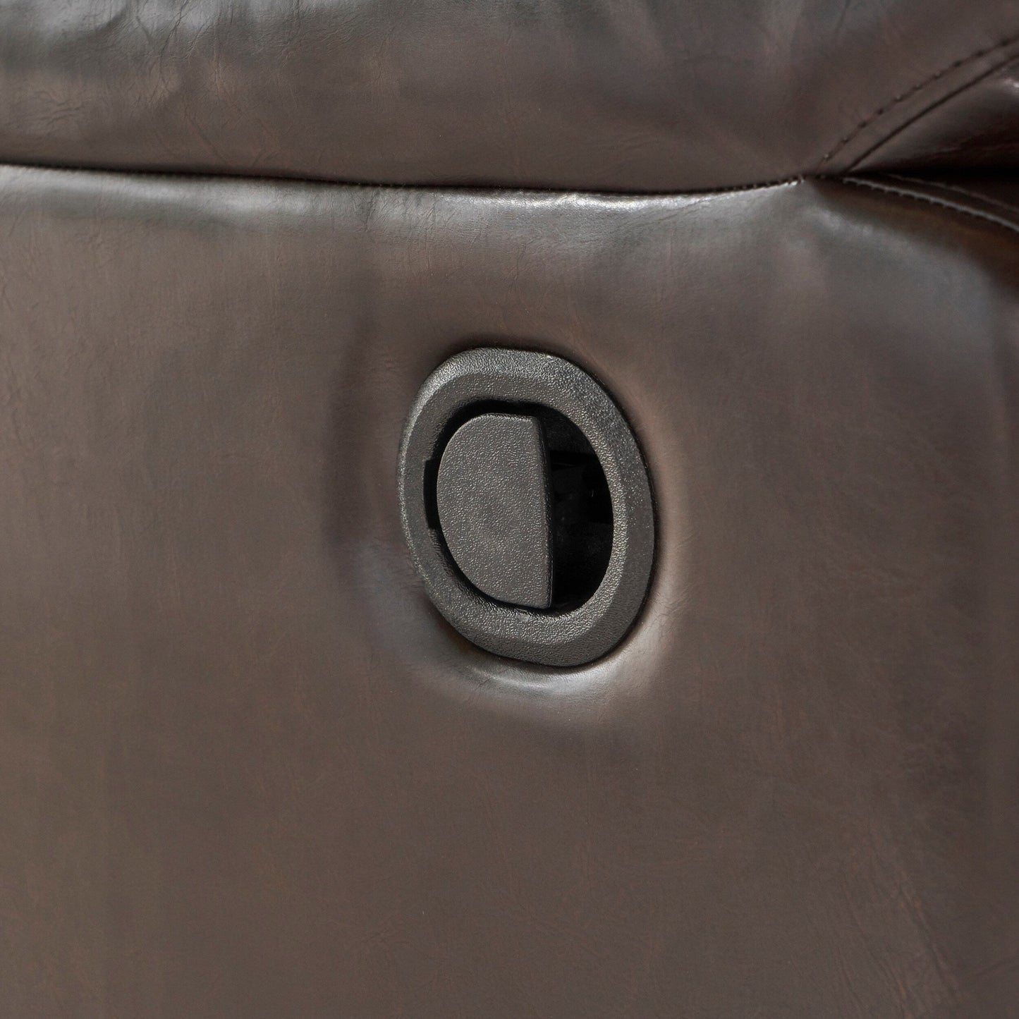 Roomfitters Fabric Glider Recliner with Swivel, Manual Reclining Chair