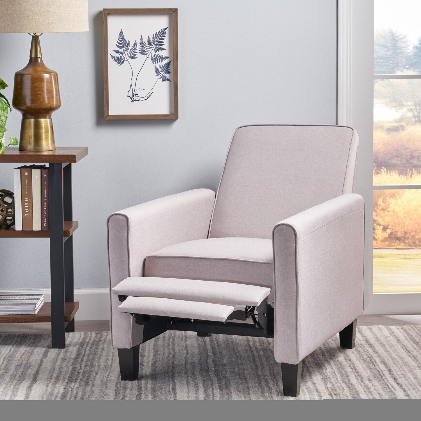 Roomfitters Fabric Push Back Chair for Elegant Home Décor