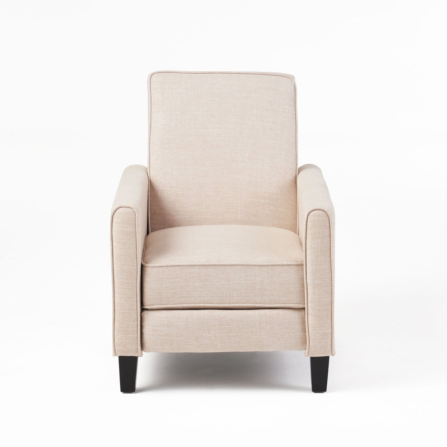 Roomfitters Fabric Push Back Chair for Elegant Home Decor, Navy Blue