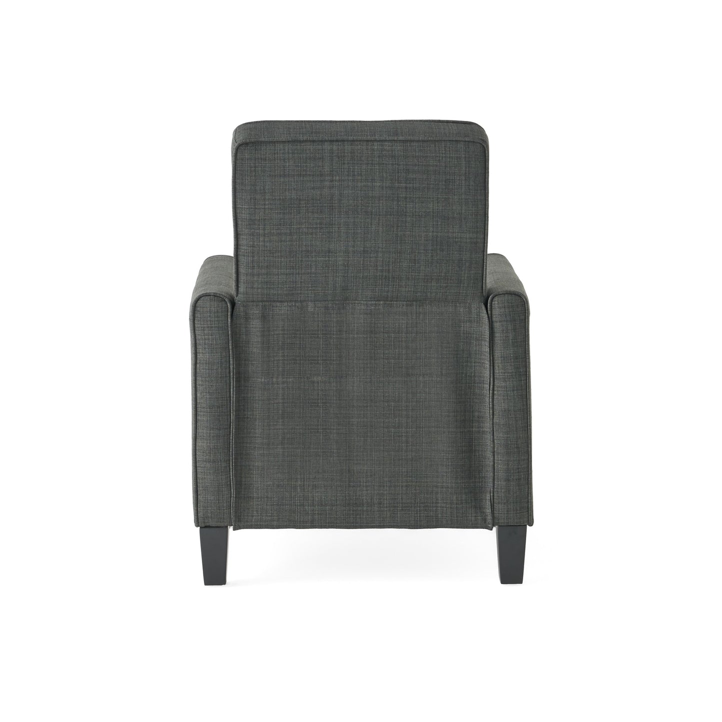Roomfitters Fabric Push Back Chair for Elegant Home Decor, Navy Blue