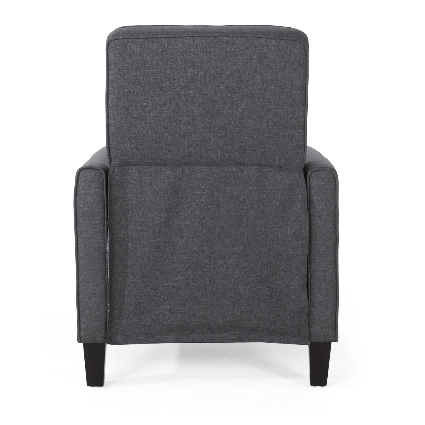 Roomfitters Fabric Push Back Chair for Elegant Home Decor, Navy Blue