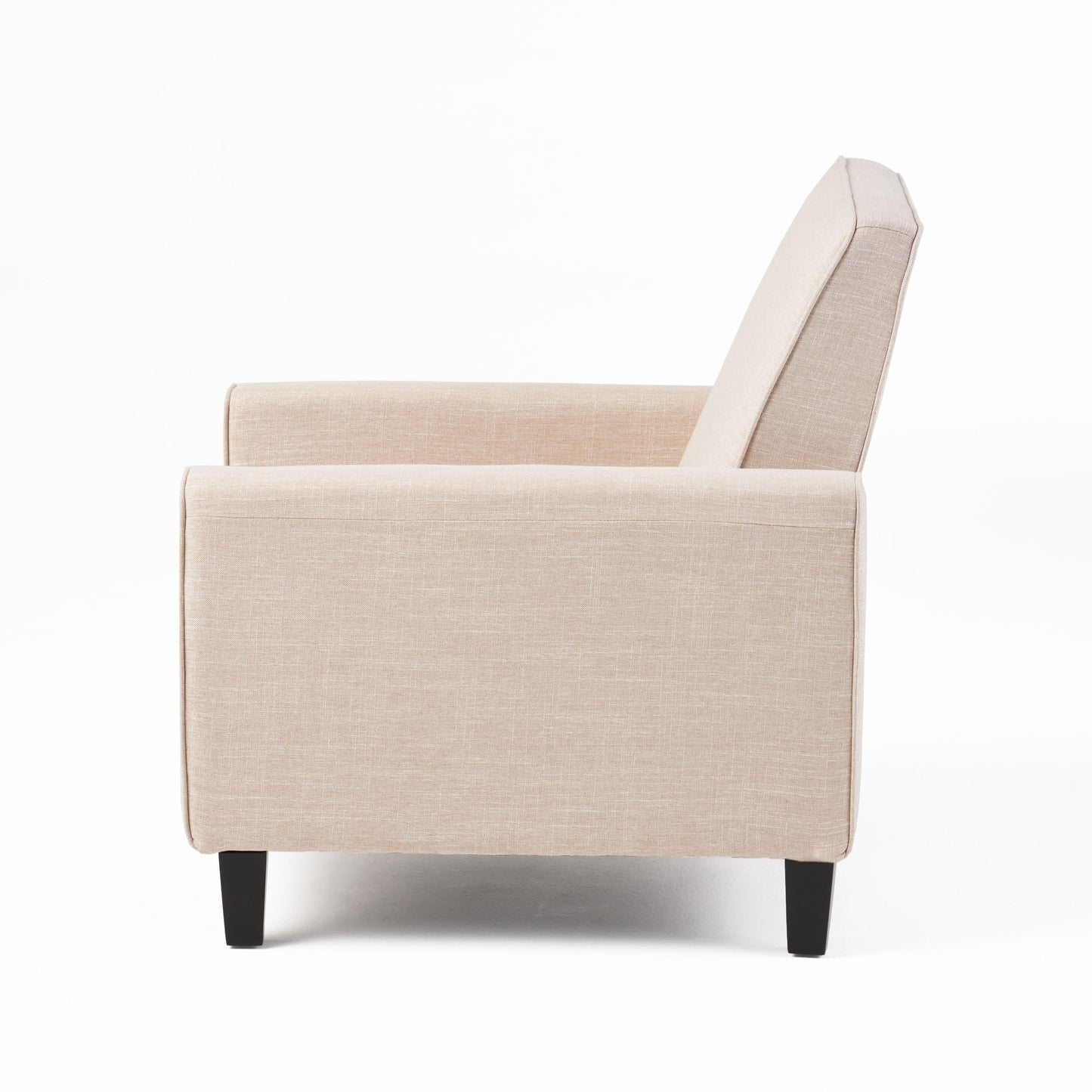 Roomfitters Fabric Push Back Chair for Elegant Home Decor, Navy Blue