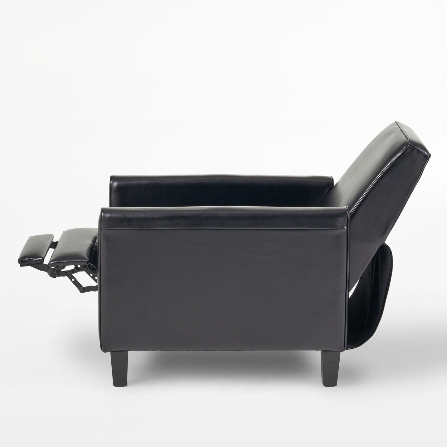 Roomfitters Faux Leather Push Back Chair for Elegant Home Decor