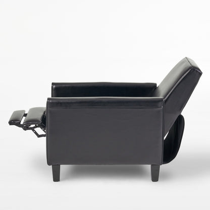 Roomfitters Faux Leather Push Back Chair for Elegant Home Decor