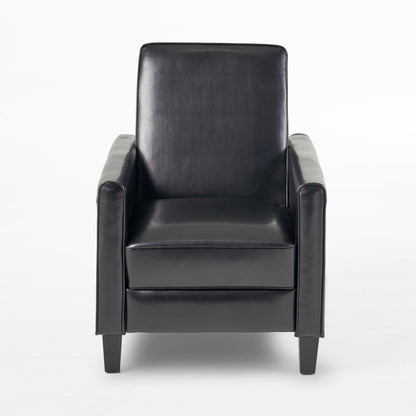 Roomfitters Faux Leather Push Back Chair for Elegant Home Decor