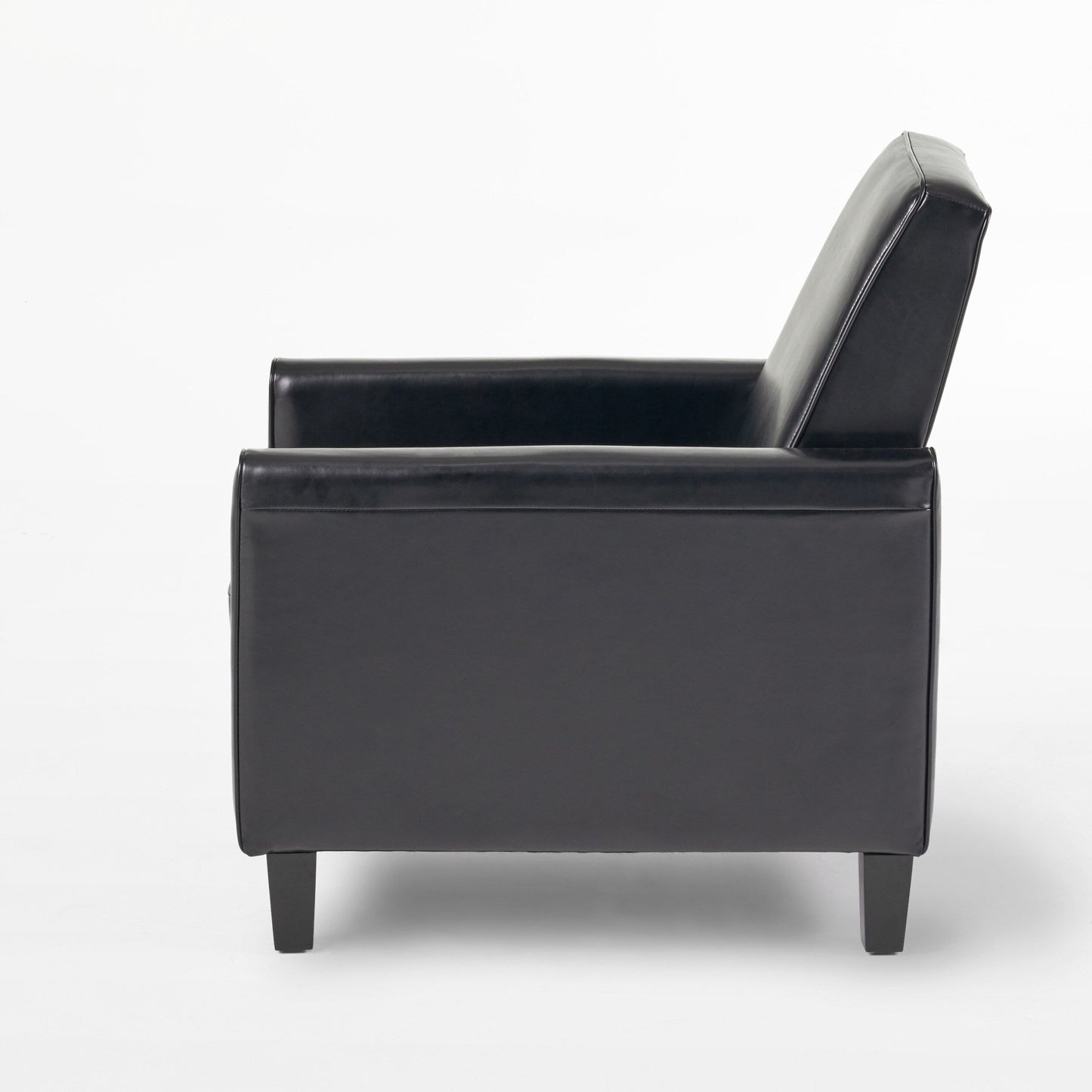 Roomfitters Faux Leather Push Back Chair for Elegant Home Decor