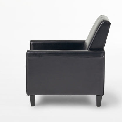 Roomfitters Faux Leather Push Back Chair for Elegant Home Decor