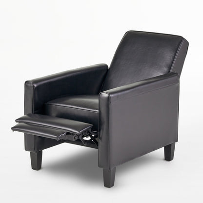 Roomfitters Faux Leather Push Back Chair for Elegant Home Decor