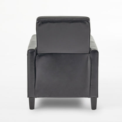 Roomfitters Faux Leather Push Back Chair for Elegant Home Decor