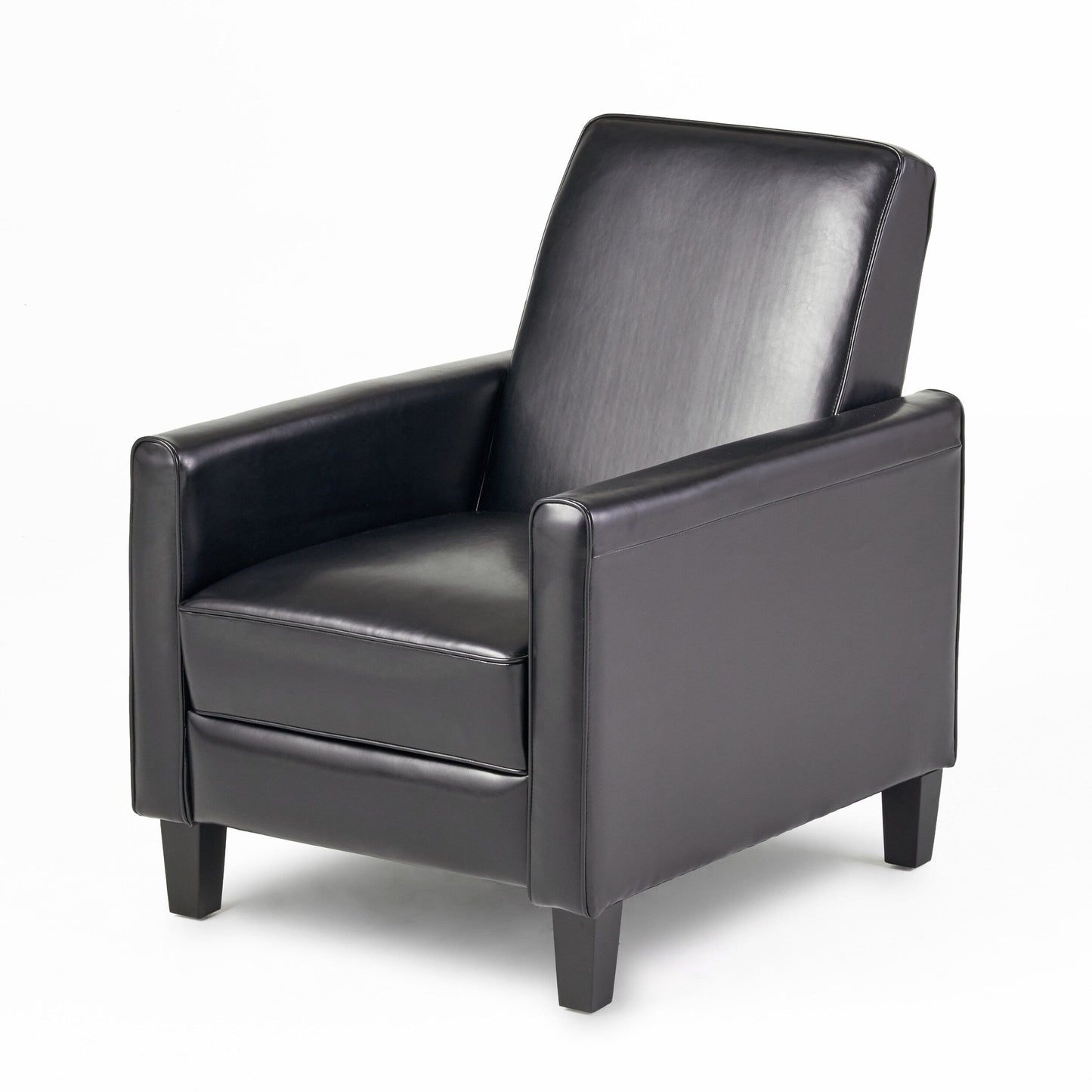 Roomfitters Faux Leather Push Back Chair for Elegant Home Decor