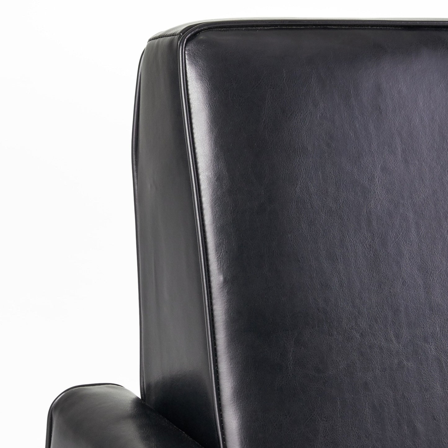 Roomfitters Faux Leather Push Back Chair for Elegant Home Decor
