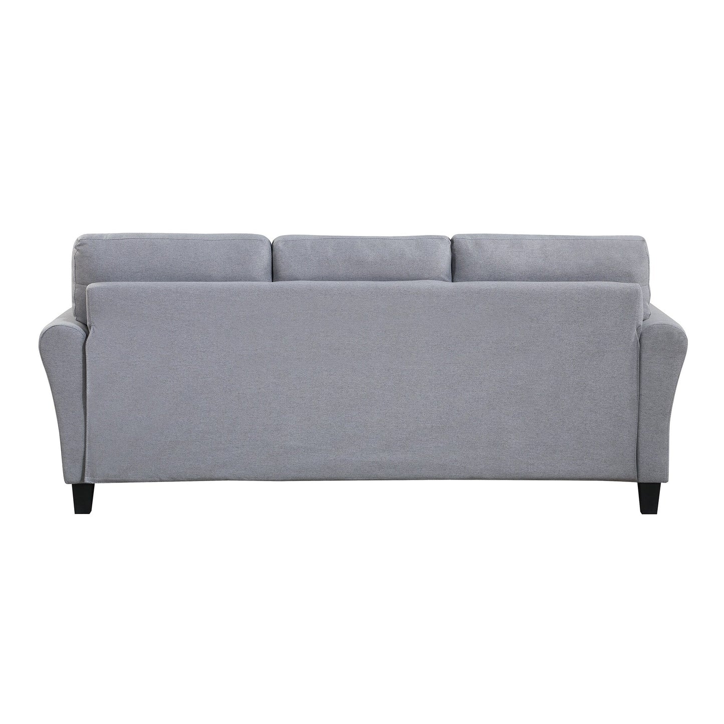 Roomfitters Modern Linen Upholstered Sofa, Stylish 3-Seat Couch for Living Room or Office Comfort