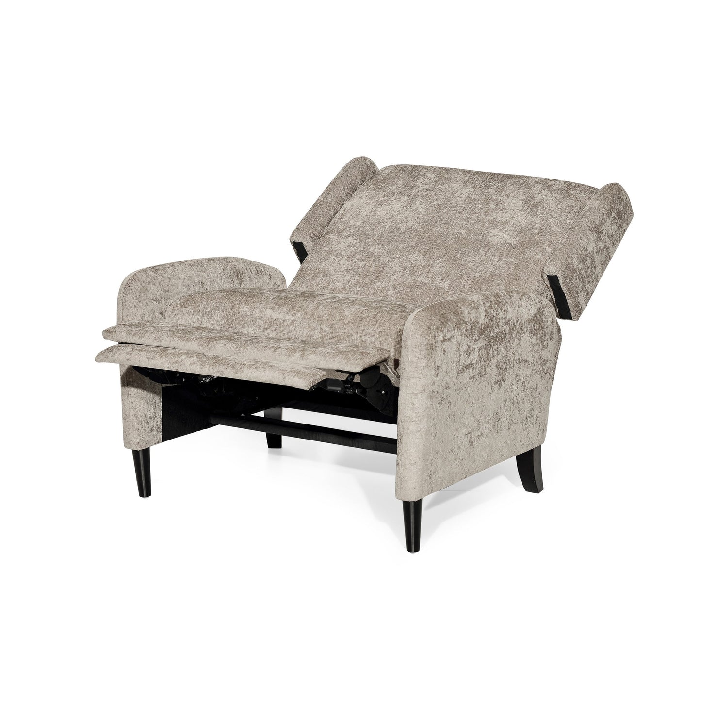 Roomfitters Oversized Textured Fabric Pushback Recliner, Cozy Recliner for Living Room