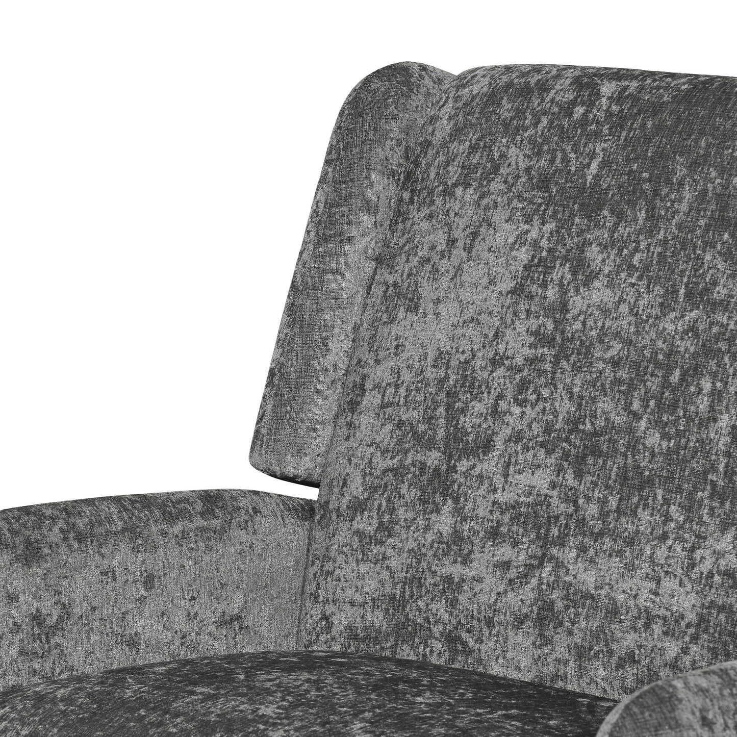 Roomfitters Oversized Textured Fabric Pushback Recliner, Cozy Recliner for Living Room