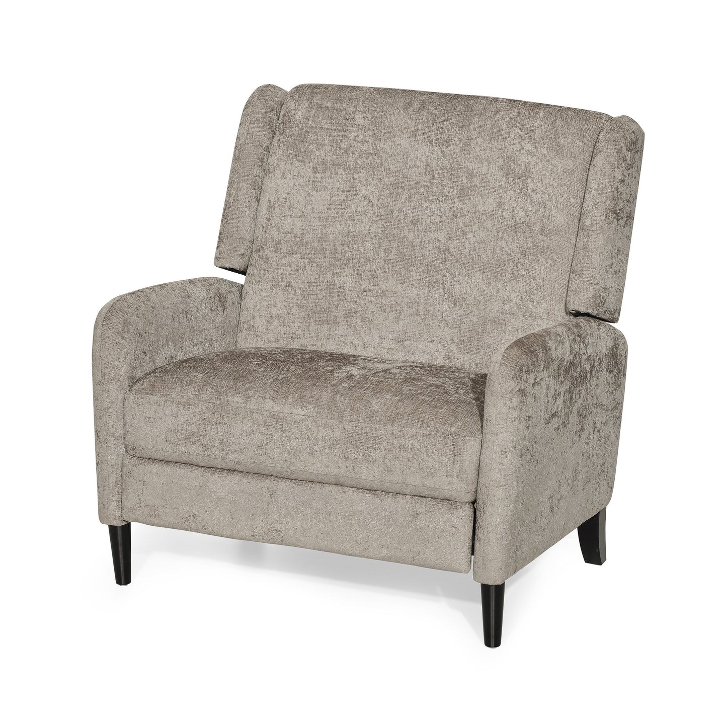 Roomfitters Oversized Textured Fabric Pushback Recliner, Cozy Recliner for Living Room