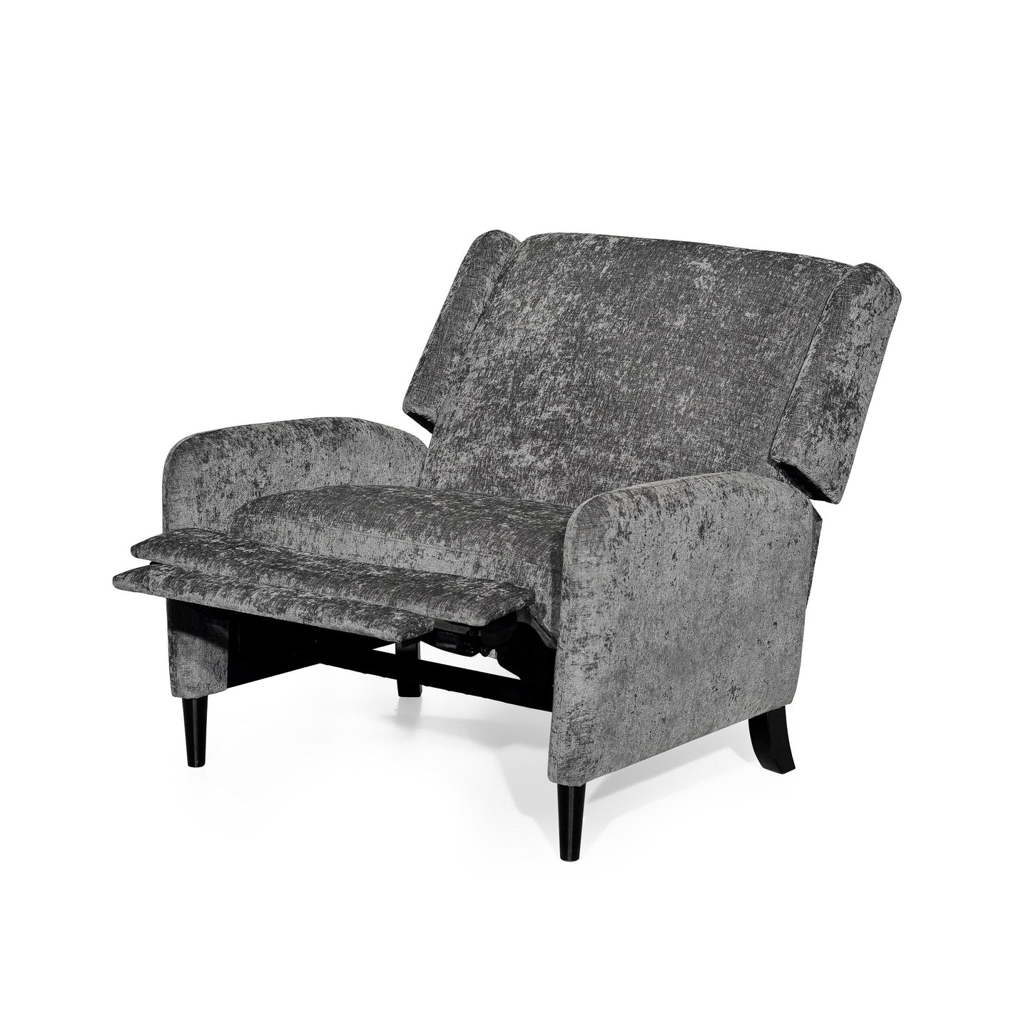 Roomfitters Oversized Textured Fabric Pushback Recliner, Cozy Recliner for Living Room