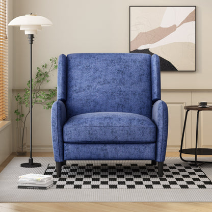 Roomfitters Oversized Textured Fabric Pushback Recliner, Cozy Recliner for Living Room