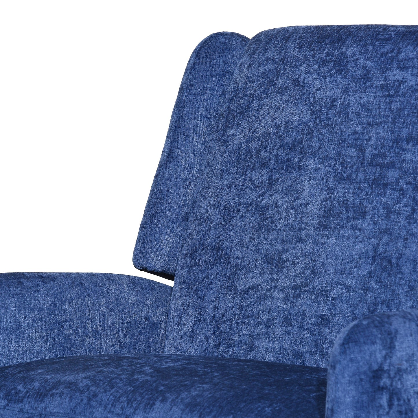 Roomfitters Oversized Textured Fabric Pushback Recliner, Cozy Recliner for Living Room