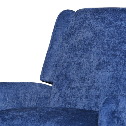 Roomfitters Oversized Textured Fabric Pushback Recliner, Cozy Recliner for Living Room