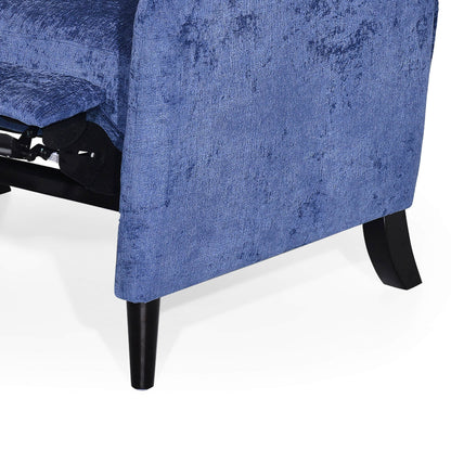 Roomfitters Oversized Textured Fabric Pushback Recliner, Cozy Recliner for Living Room