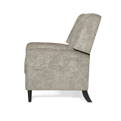 Roomfitters Oversized Textured Fabric Pushback Recliner, Cozy Recliner for Living Room