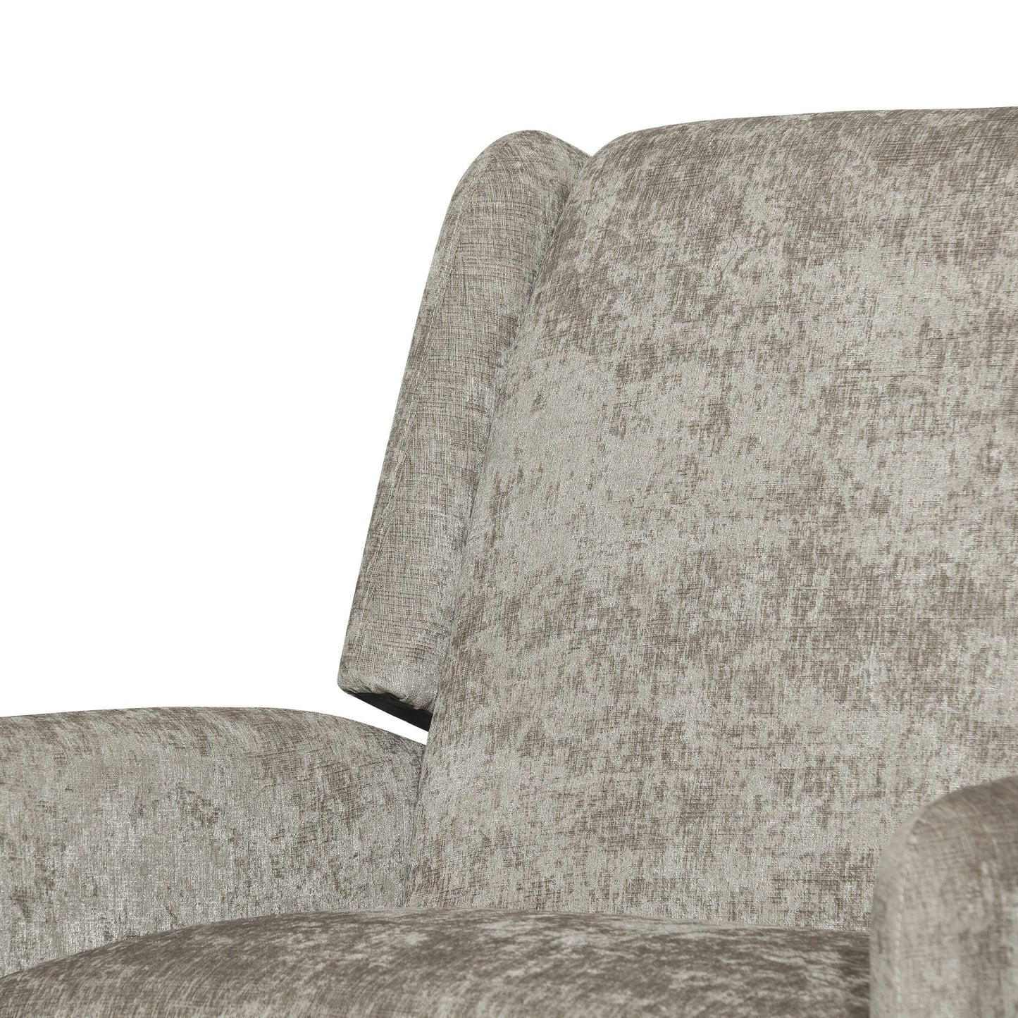Roomfitters Oversized Textured Fabric Pushback Recliner, Cozy Recliner for Living Room