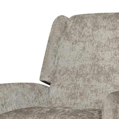 Roomfitters Oversized Textured Fabric Pushback Recliner, Cozy Recliner for Living Room