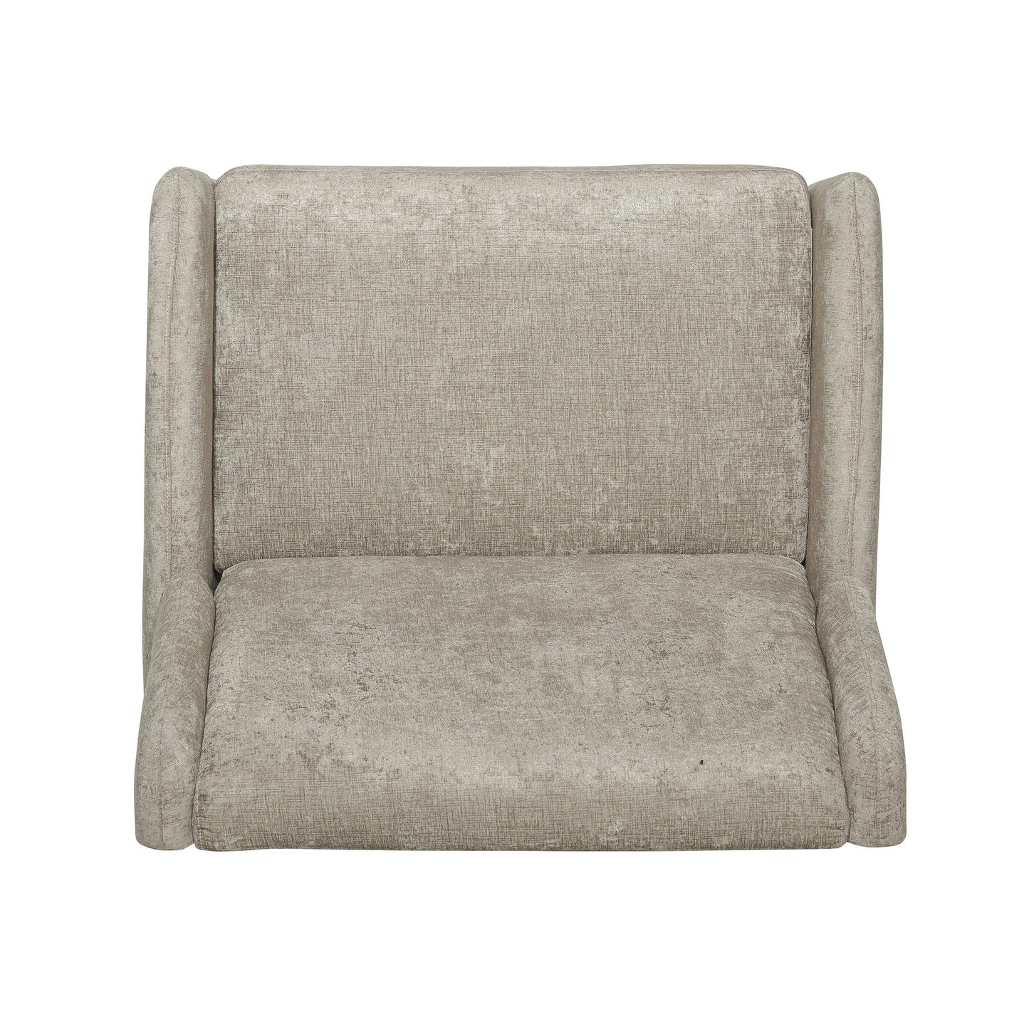 Roomfitters Oversized Textured Fabric Pushback Recliner, Cozy Recliner for Living Room