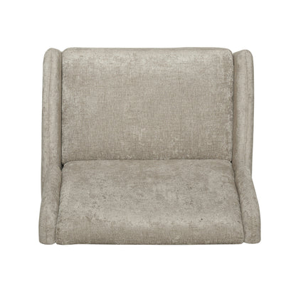 Roomfitters Oversized Textured Fabric Pushback Recliner, Cozy Recliner for Living Room