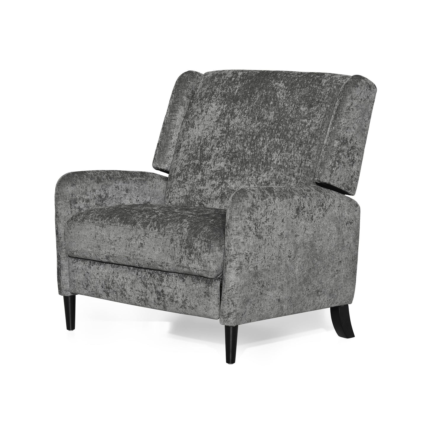 Roomfitters Oversized Textured Fabric Pushback Recliner, Cozy Recliner for Living Room