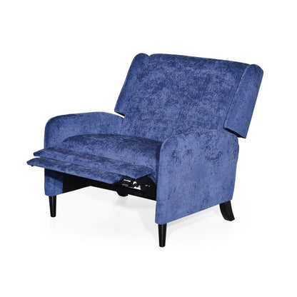 Roomfitters Oversized Textured Fabric Pushback Recliner, Cozy Recliner for Living Room