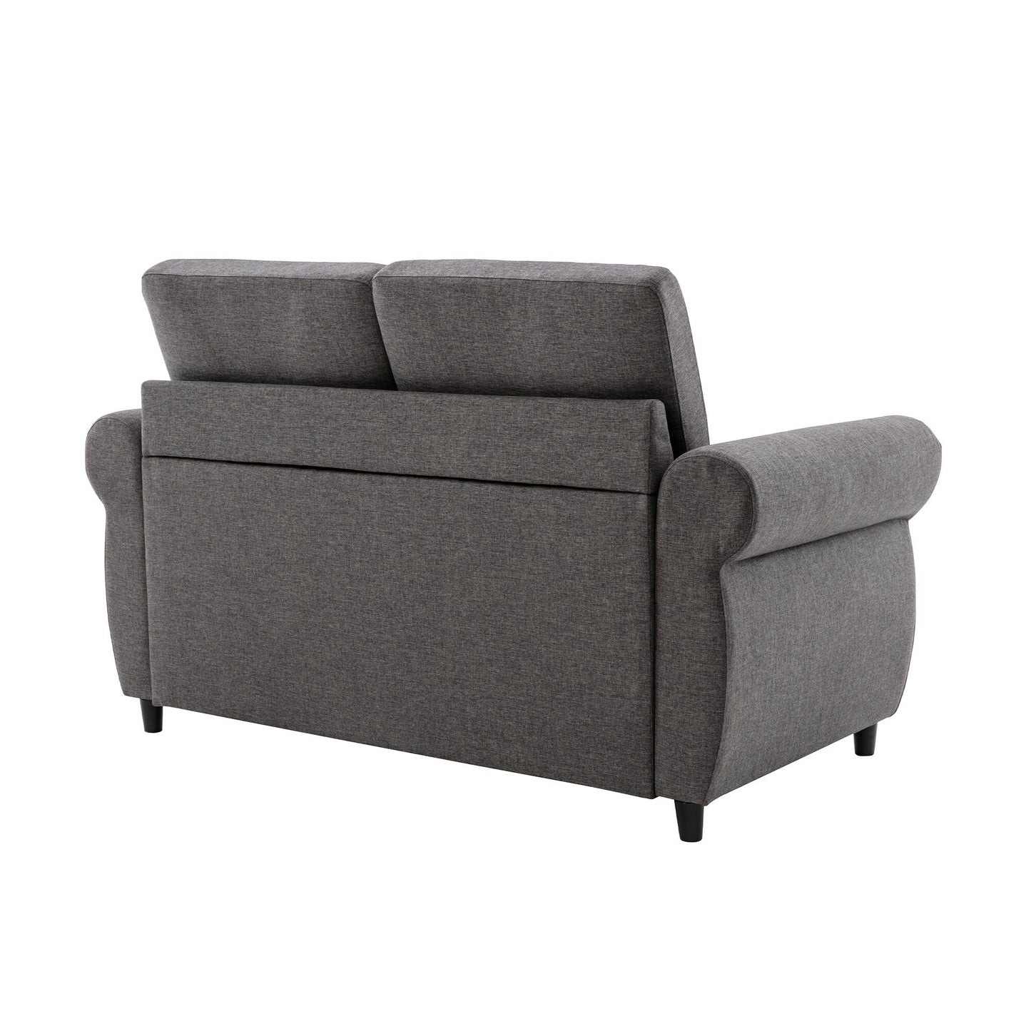 Roomfitters Pull-Out Loveseat Sofa Bed with Twin Size Memory Mattress, Space-Saving Sleeper Couch for Living Room