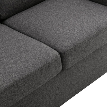 Roomfitters Pull-Out Loveseat Sofa Bed with Twin Size Memory Mattress, Space-Saving Sleeper Couch for Living Room