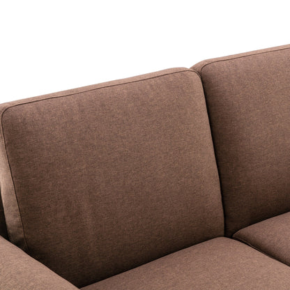 Roomfitters Pull-Out Loveseat Sofa Bed with Twin Size Memory Mattress, Space-Saving Sleeper Couch for Living Room