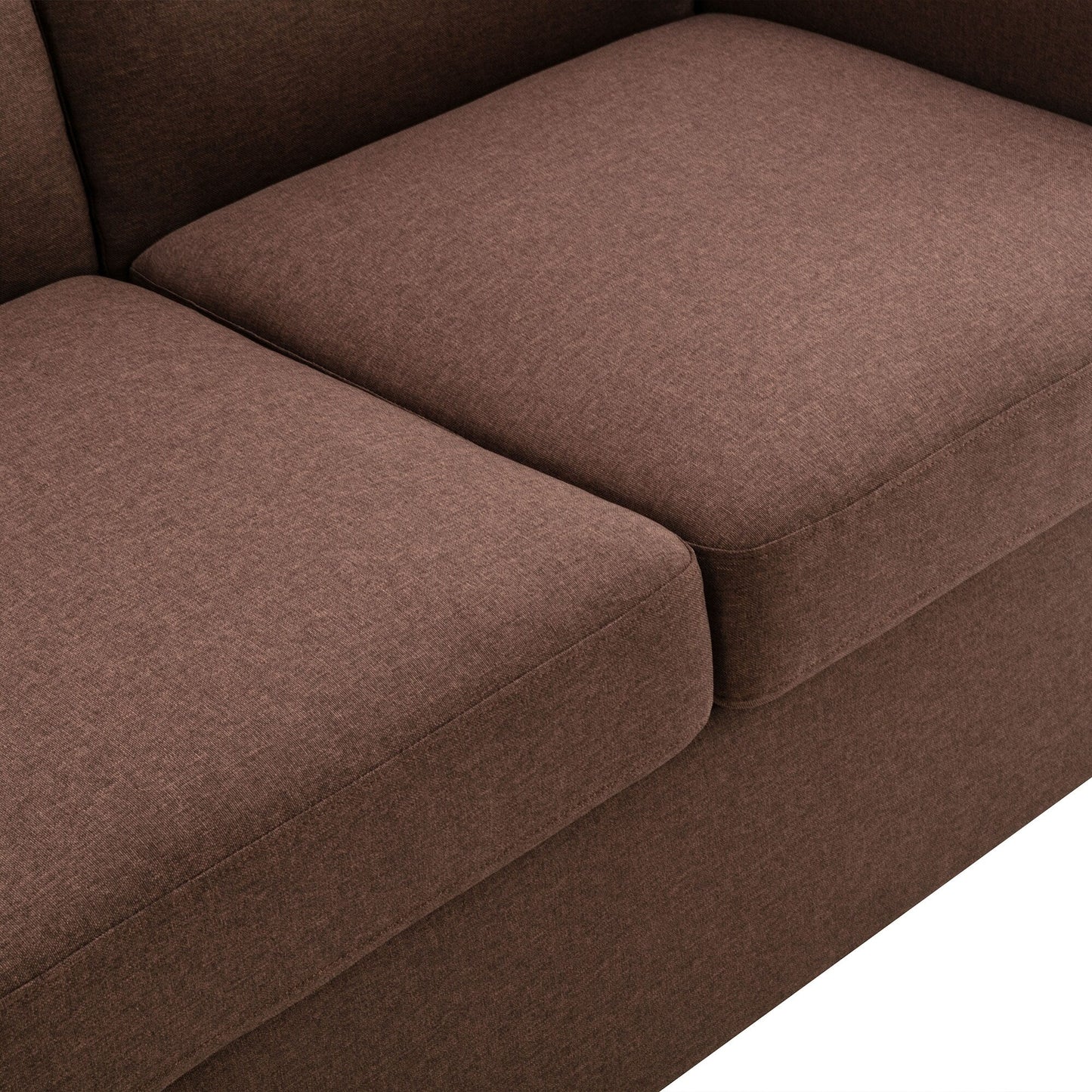 Roomfitters Pull-Out Loveseat Sofa Bed with Twin Size Memory Mattress, Space-Saving Sleeper Couch for Living Room