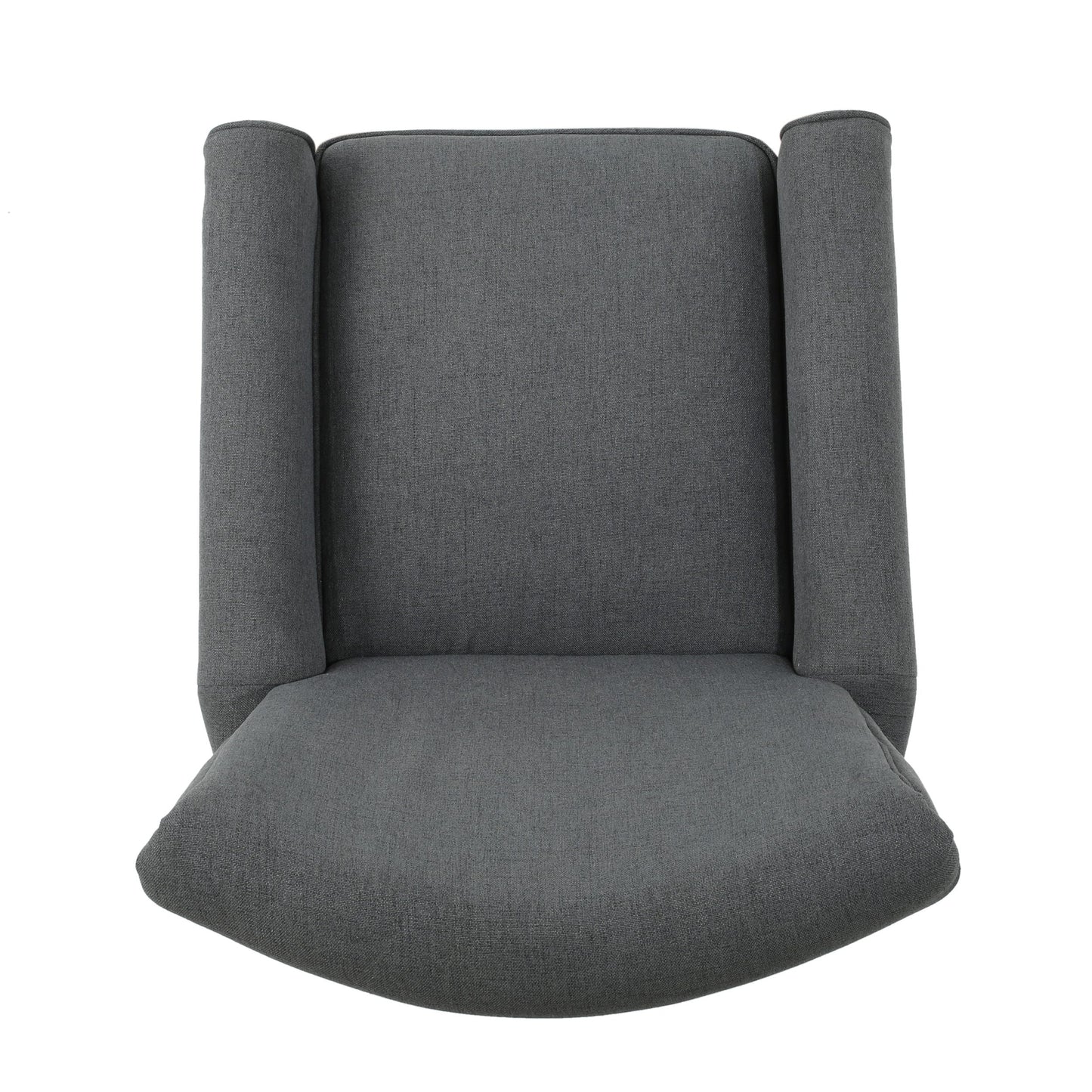 Roomfitters Push Back Recliner Chair with Rolled Arms and Padded Seat for Living Room or Study