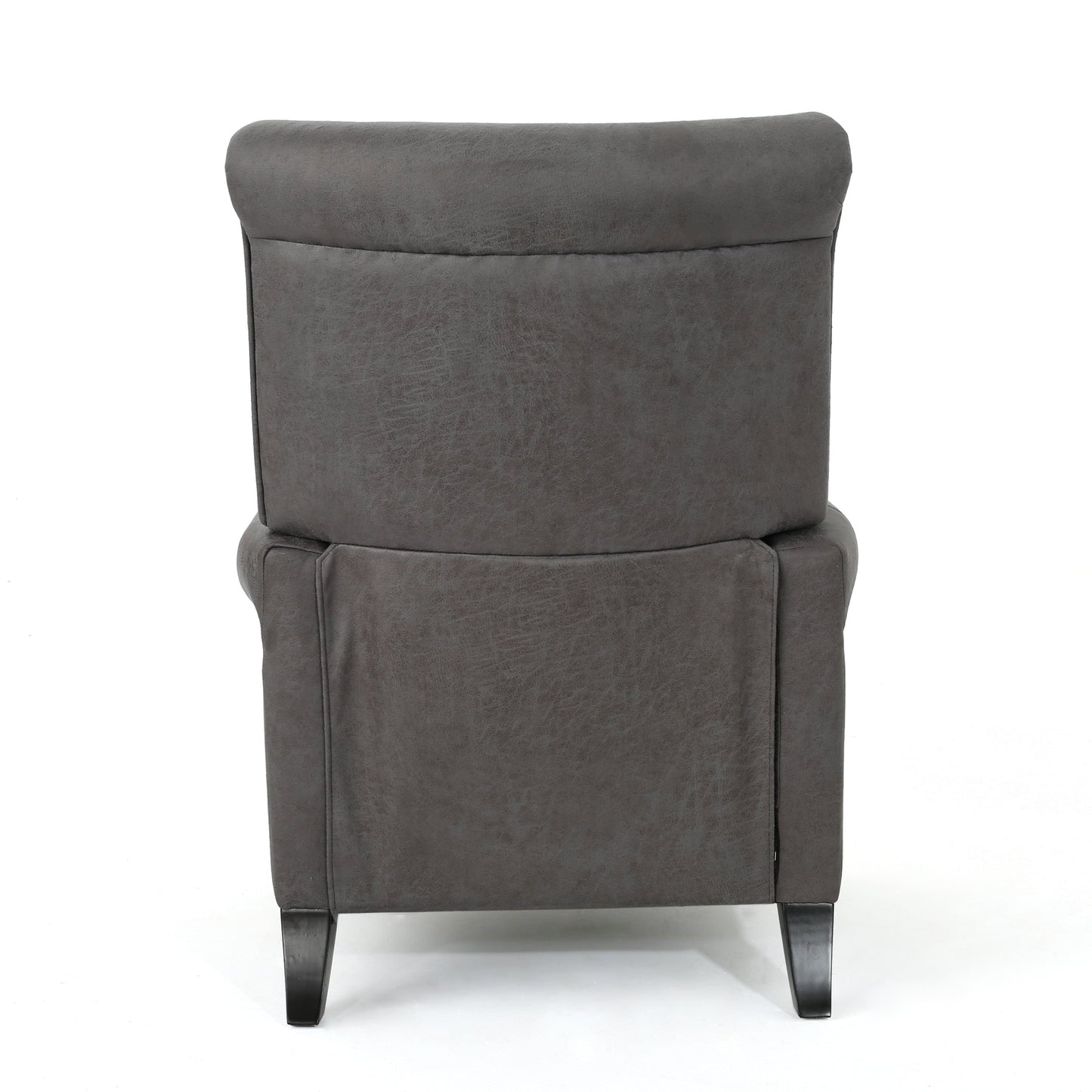Roomfitters Push Back Recliner Chair with Rolled Arms and Padded Seat for Living Room or Study