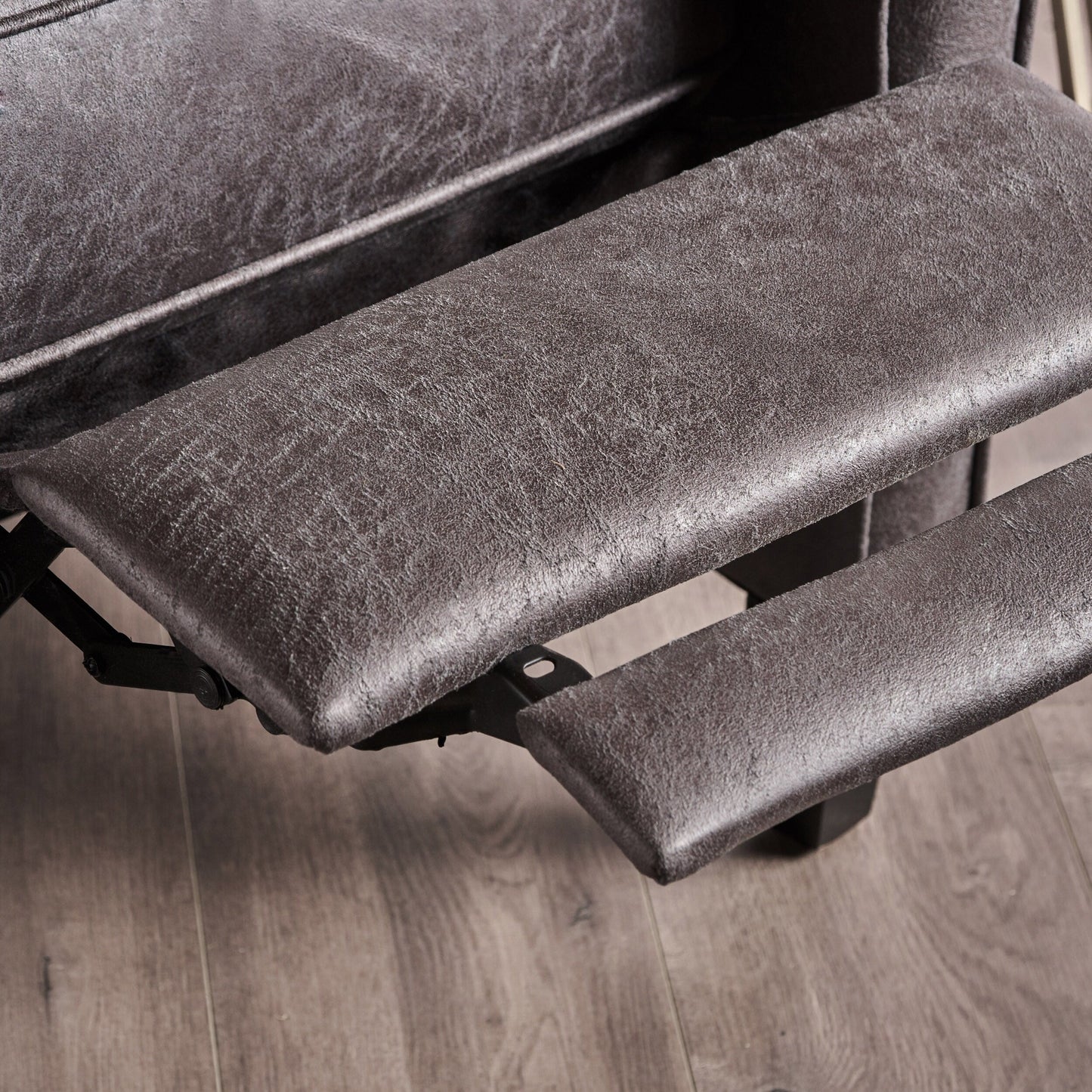 Roomfitters Push Back Recliner Chair with Rolled Arms and Padded Seat for Living Room or Study