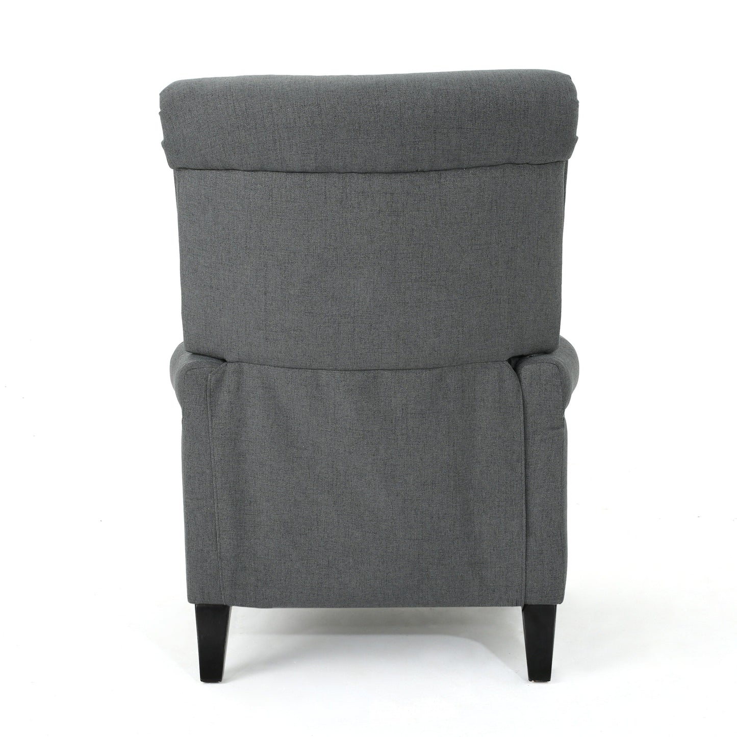 Roomfitters Push Back Recliner Chair with Rolled Arms and Padded Seat for Living Room or Study