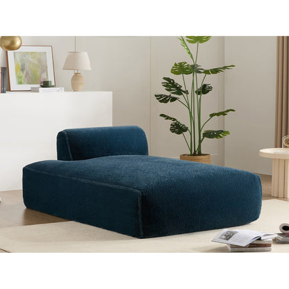 Roomfitters Right-Facing Modular Sofa with Foam-Filled Seat, Compressed Floor Couch for Living Room, No Assembly Needed