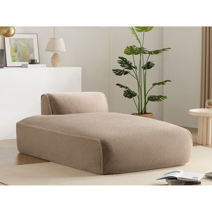 Roomfitters Right-Facing Modular Sofa with Foam-Filled Seat, Compressed Floor Couch for Living Room, No Assembly Needed