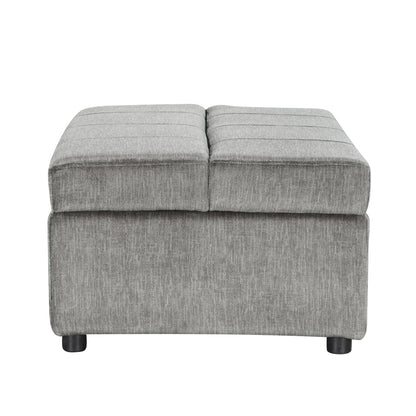 Roomfitters Twin Folding Ottoman Sleeper Bed with Mattress Convertible Guest Bed