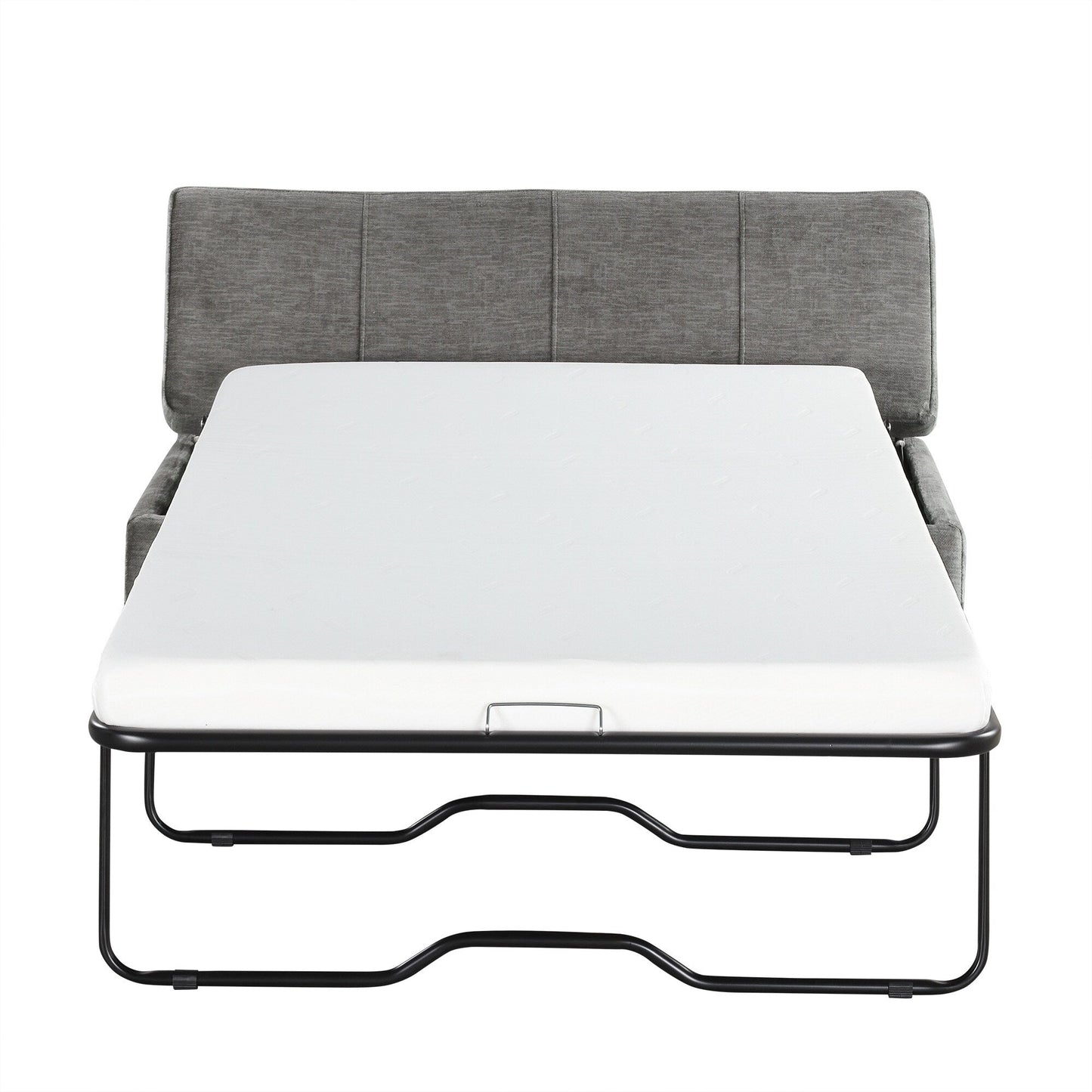 Roomfitters Twin Folding Ottoman Sleeper Bed with Mattress Convertible Guest Bed