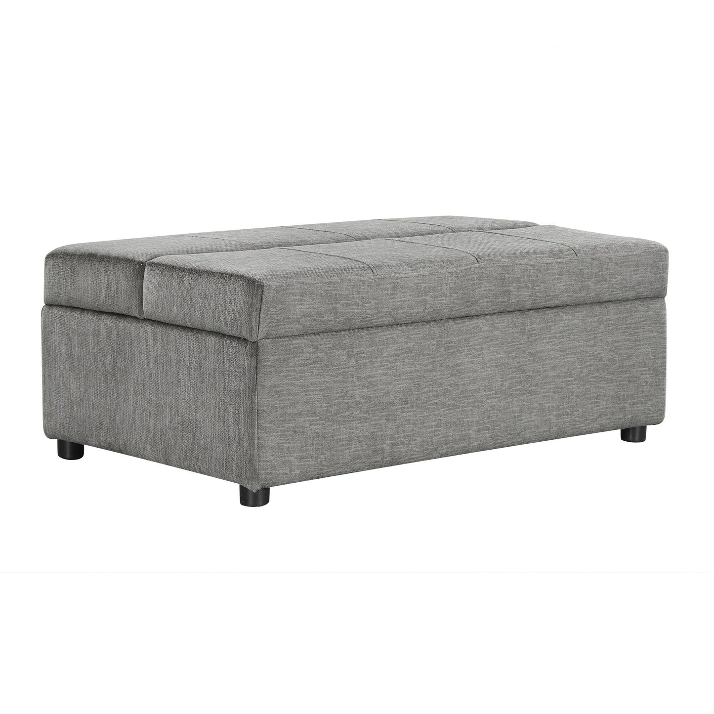 Roomfitters Twin Folding Ottoman Sleeper Bed with Mattress Convertible Guest Bed