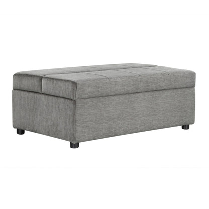 Roomfitters Twin Folding Ottoman Sleeper Bed with Mattress Convertible Guest Bed